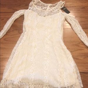 Hollister white dress